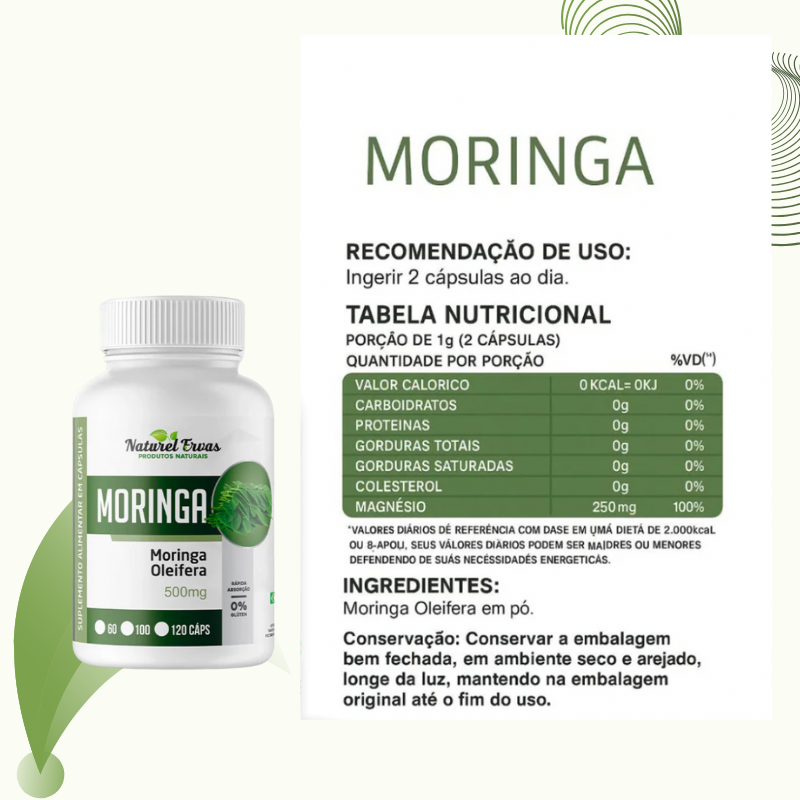 Moringa 120 Cápsulas