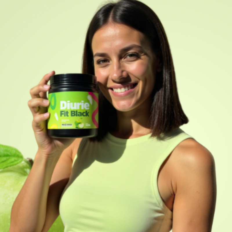 DiurieFit Black Maçã Verde