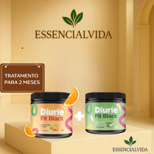 1 Diuriefit Black Laranja + 1  Diuriefit Black Maçã Verde